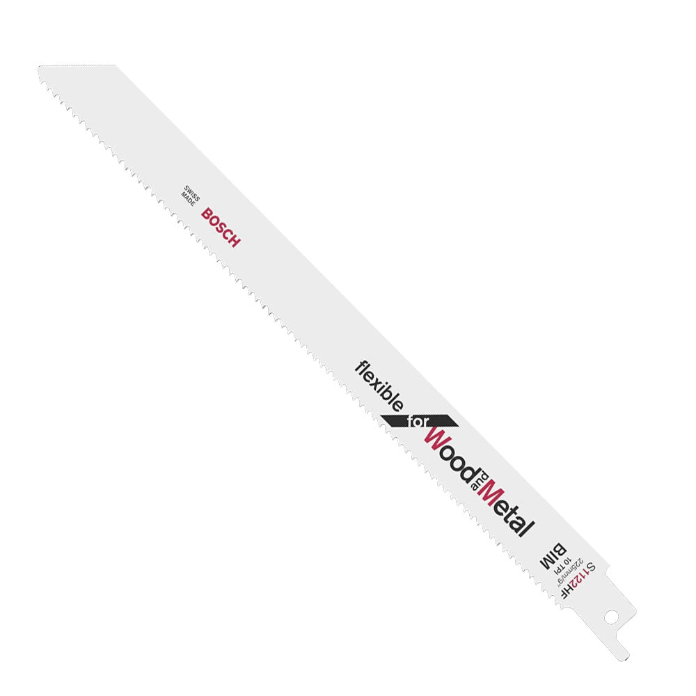 Bosch S1122HF Flexible for Wood Reciprocating Saw Blade (Pack of 5)