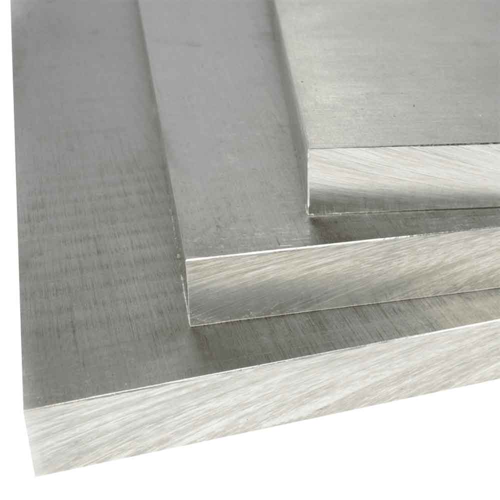 QUARKZMAN 2 stuks aluminium platte profielen, 8 x 8 mm, platte QUARKZMAN 2 stuks aluminium platte profielen, 8 x 8 mm, platte