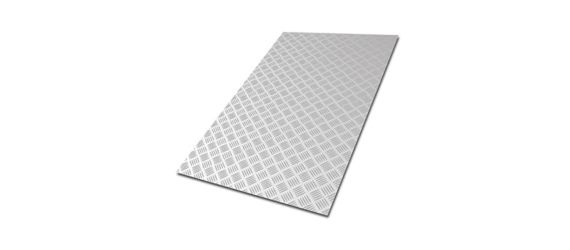 Aluminium Five Bar Treadplate -  Cut to Size