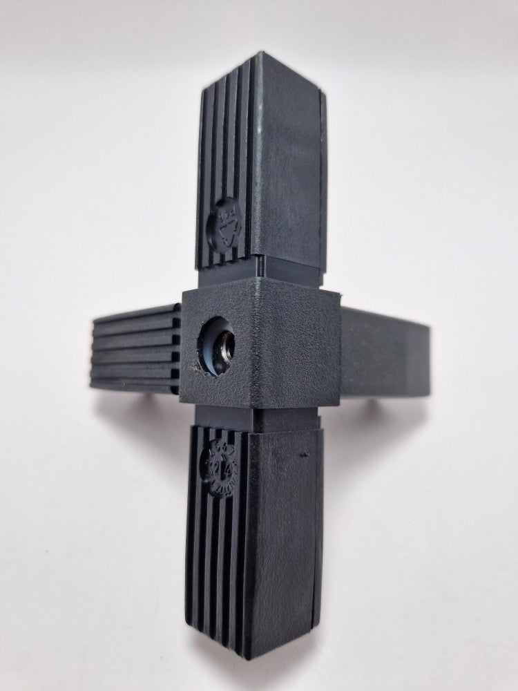 4 Way Rectangular Connector Easyfix 4 Way Connector - Threaded Steel Core