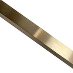 25.4mm x 25.4mm x 3.2mm (1" x 1" x 1/8") Brass Square Tube