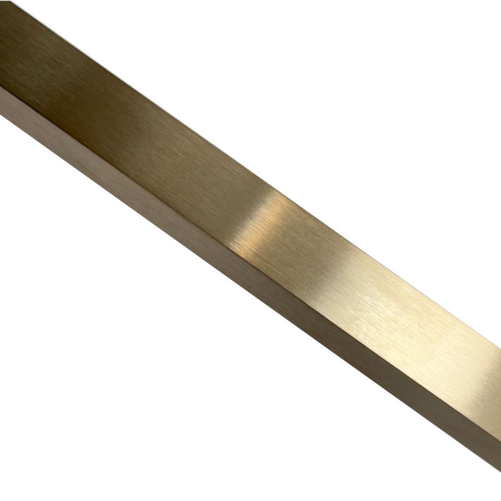 38.1mm x 38.1mm x 1.6mm (1 1/2" x 1 1/2" x 16swg) Brass Square Tube