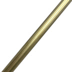 15.8mm x 1.6mm (5/8" x 16swg) Brushed Polished Brass Round Tube