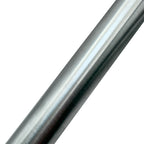 31.7mm x 4.8mm (1/4" x 3/16") Brushed Polished Aluminium Round Tube