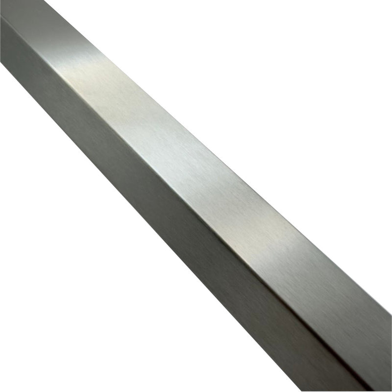 8mm 304 Brushed Polished Stainless Steel Square Bar