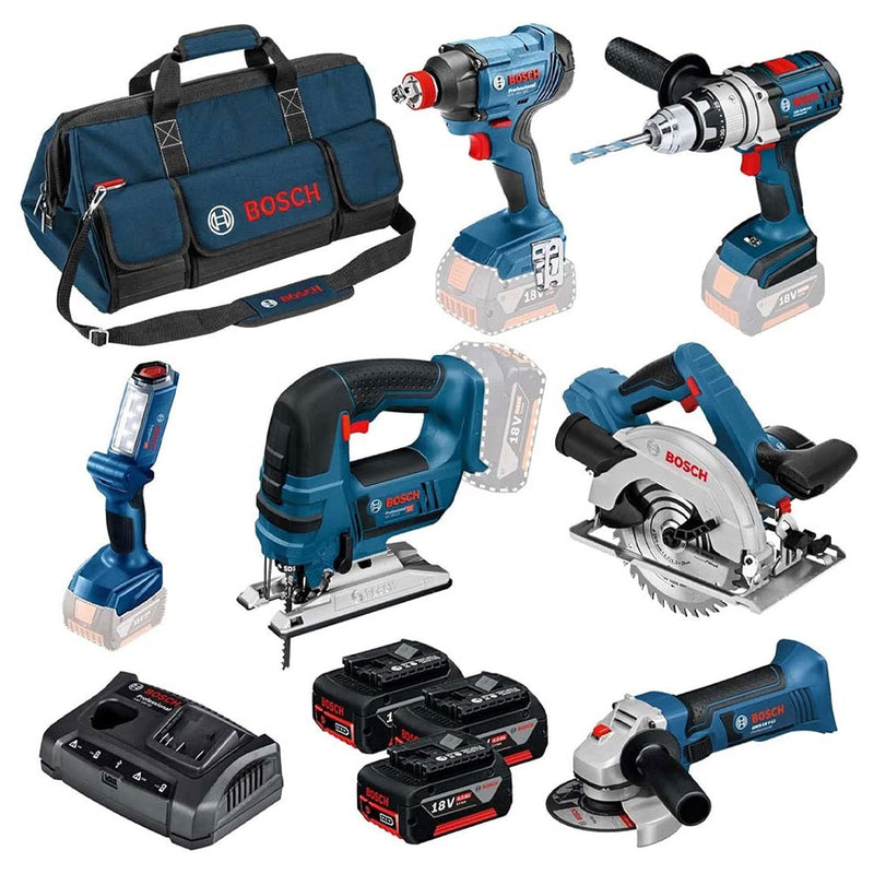 Bosch 18v Professional T Series 6 Piece Kit