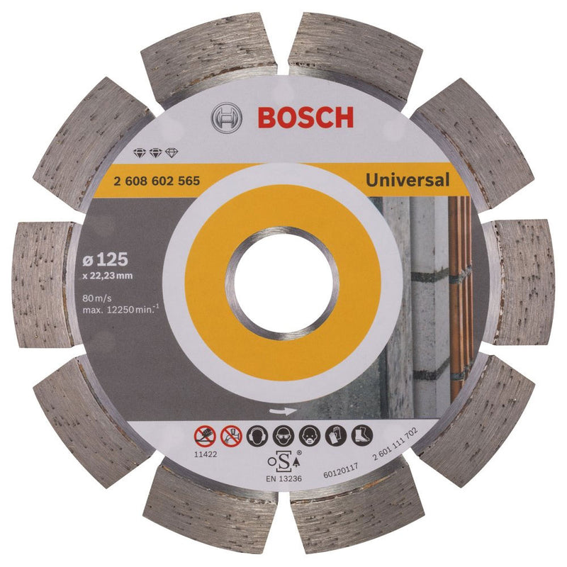 Bosch Expert for Universal 125mm Diamond Cutting Disc (Single)