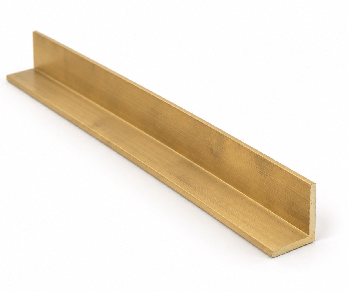 Brass Angle - Mill Finished - Aluminium Warehouse