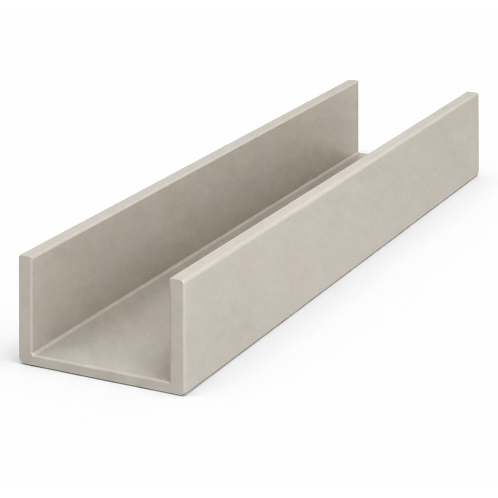 25.4mm x 12.7mm x 3.2mm (1" x 1/2" x 1/8") Aluminium Channel