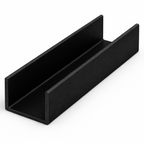 44.5mm x 25.4mm x 3.2mm (1 3/4" x 1" x 1/8") Aluminium Channel
