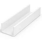 25.4mm x 12.7mm x 3.2mm (1" x 1/2" x 1/8") Aluminium Channel