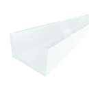 20mm x 10mm x 2mm Powder Coated Aluminium Channel