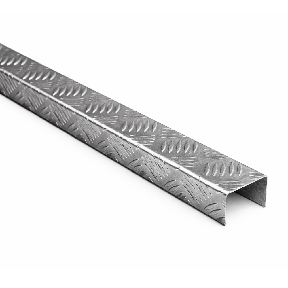 Custom Folded 2mm Chequer Plate Channel