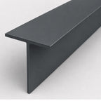 76.2mm x 76.2mm x 6.3mm (3" x 3" x 1/4") Aluminium T-Section