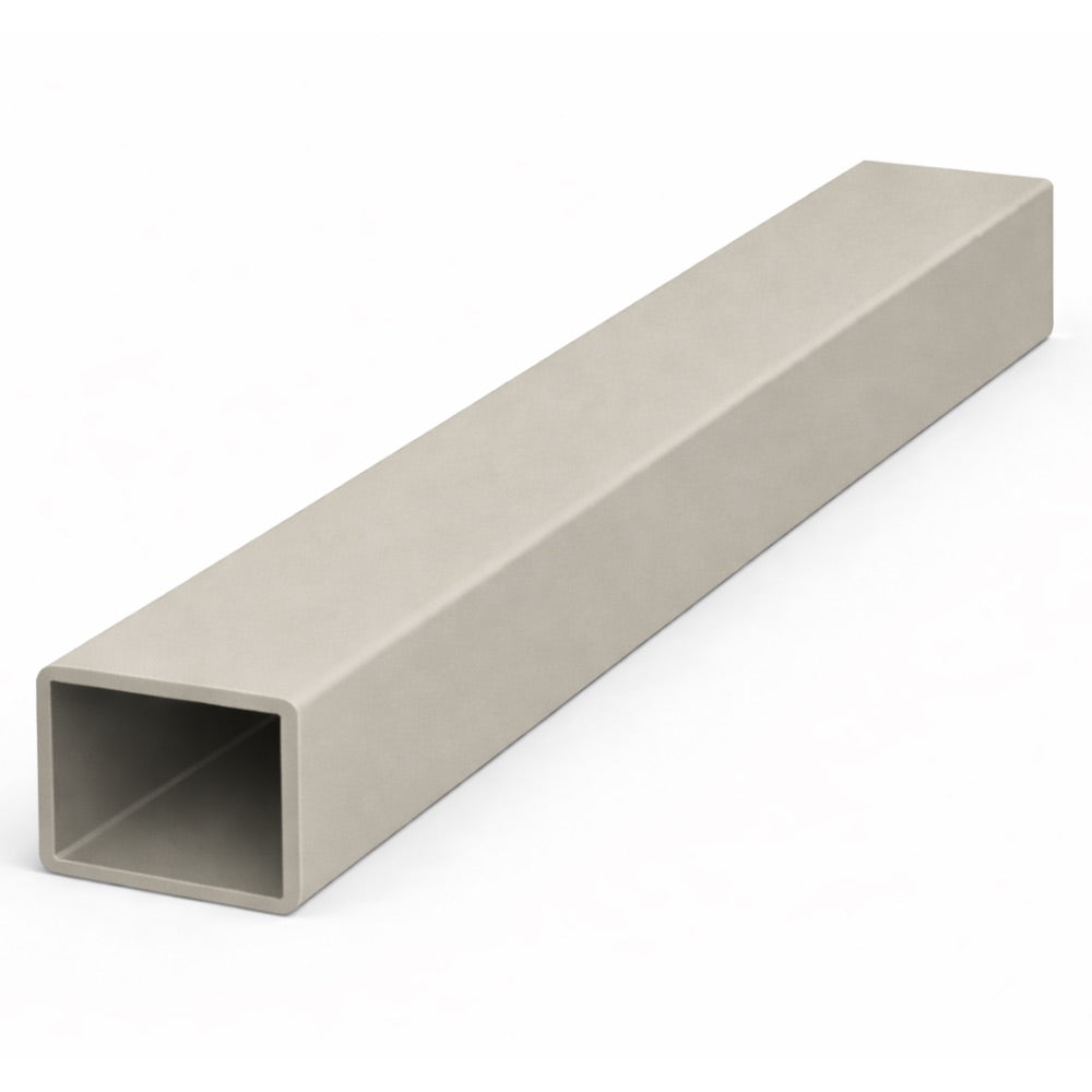 63.5mm x 38.1mm x 3.2mm (2 1/2"x 1 1/2" x 10swg) Aluminium Rectangular Tube