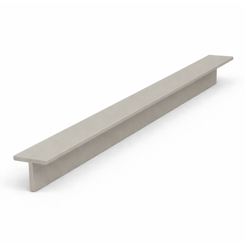 76.2mm x 76.2mm x 6.3mm (3" x 3" x 1/4") Aluminium T-Section