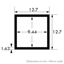 2440mm x 1220mm x 12.7mm x 12.7mm x 1.63mm 316 Stainless Steel Weldmesh