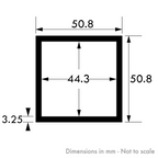 2440mm x 1220mm x 50.8mm x 50.8mm x 3.25mm 316 Stainless Steel Weldmesh