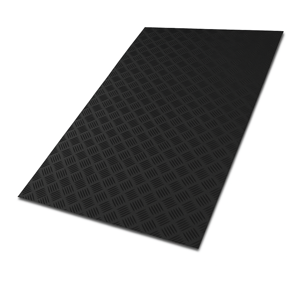 2000mm x 1000mm x 6mm Aluminium Chequer Plate / Five Bar Tread Plate