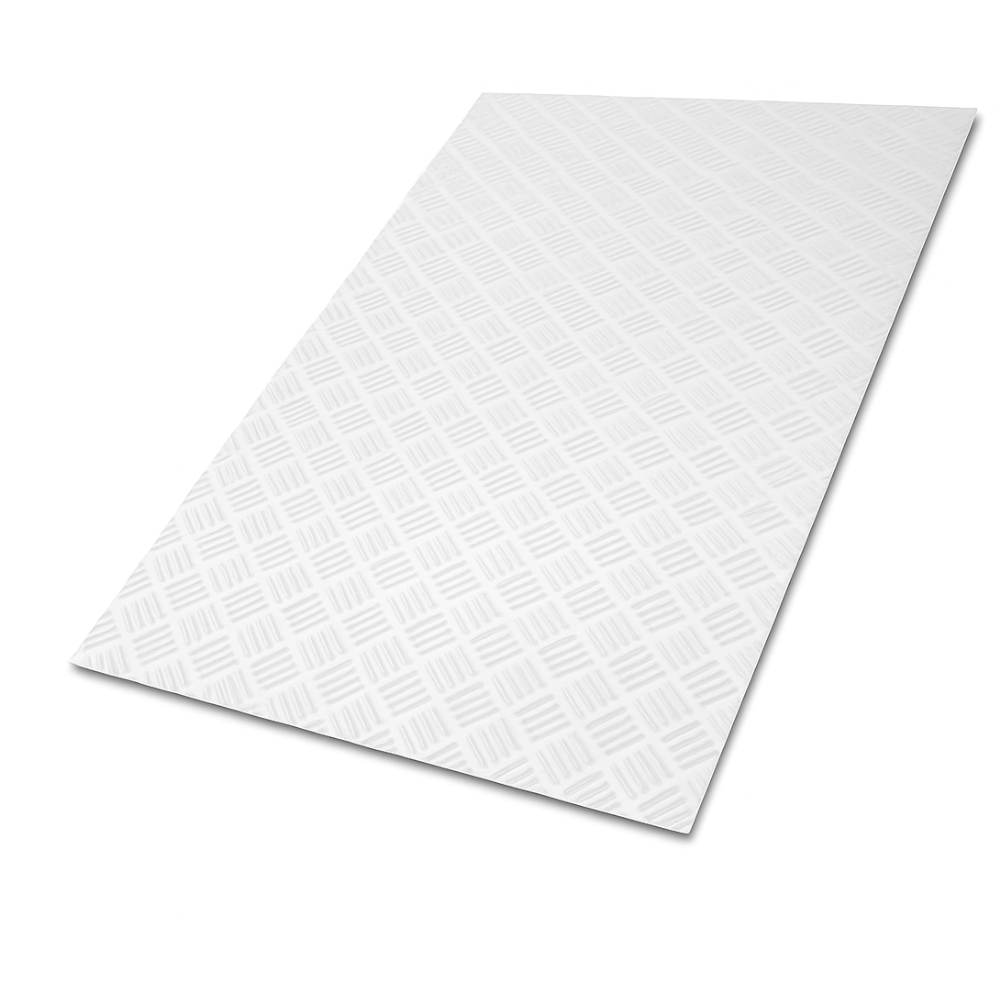 2500mm x 1250mm x 4.5mm Aluminium Chequer Plate / Five Bar Tread Plate