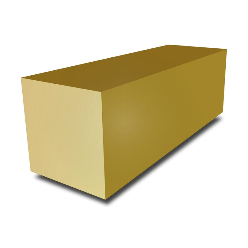 1-4 in - Brass Square Bar - Aluminum Warehouse