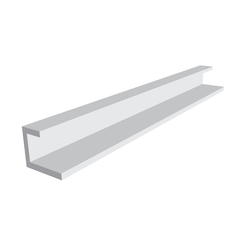 1 in End Stop - Aluminium Wallboard Profile - Aluminum Warehouse