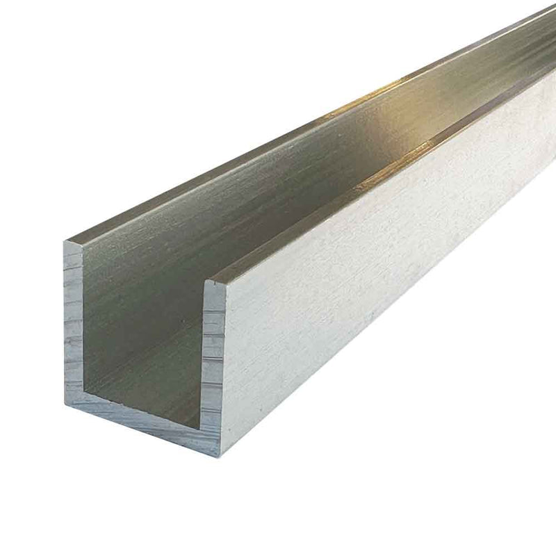 12 mm x 12 mm x 2 mm x 2 mm - Aluminium Channel - Aluminum Warehouse
