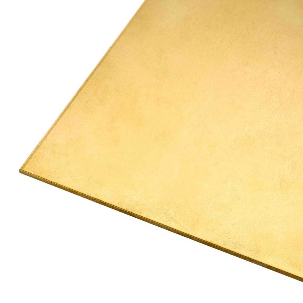 2000 mm x 1000 mm x 1.5 mm Mirror Polished Brass Sheet - Aluminum Warehouse