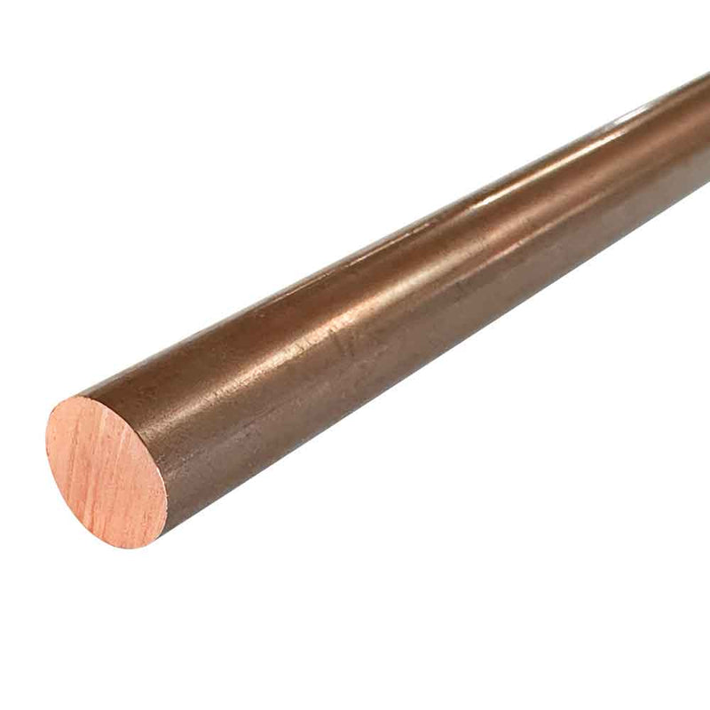 25 mm Diameter - Copper Round Bar - Aluminum Warehouse