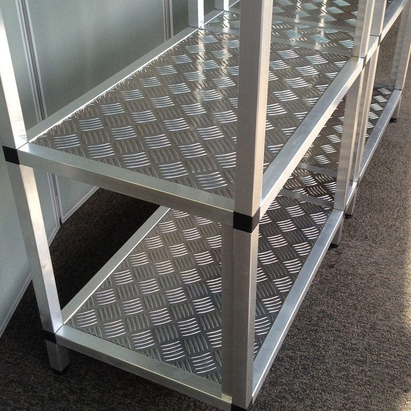 2500 mm x 1250 mm x 2.0 mm - Five Bar Treadplate - Aluminum Warehouse