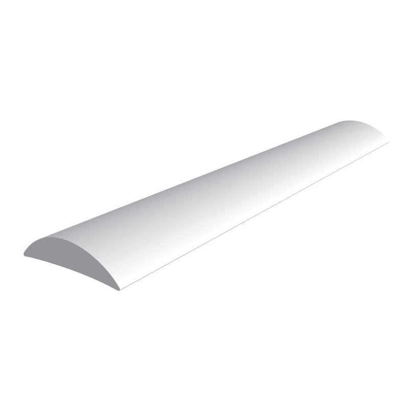 3-4 in x 3-16 in - Aluminium Half Round Moulding - HRM - Aluminum Warehouse