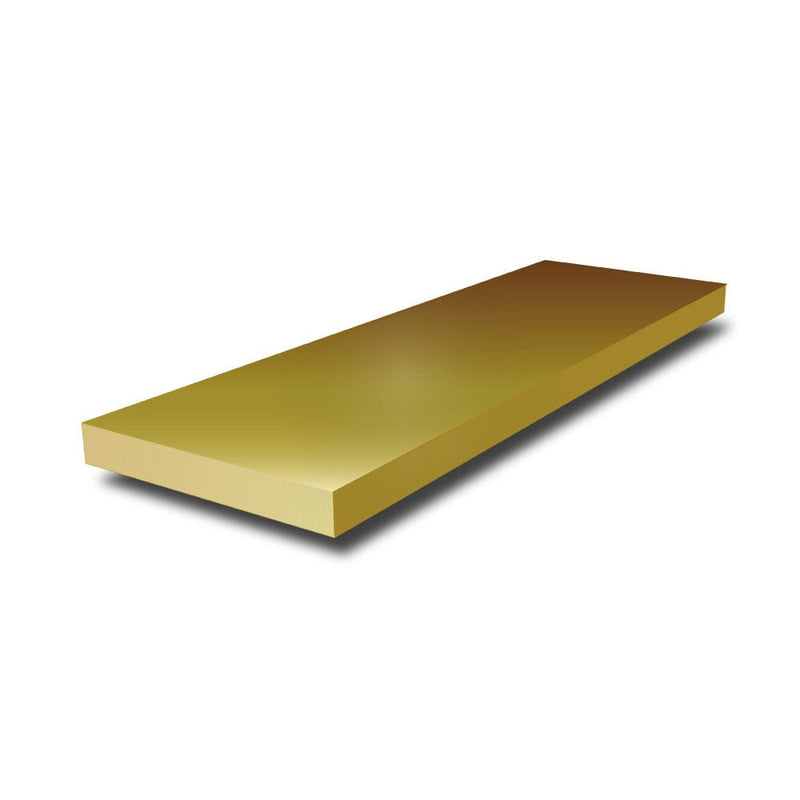 3-4 in x 3-16 in - Brass Flat Bar - Aluminum Warehouse