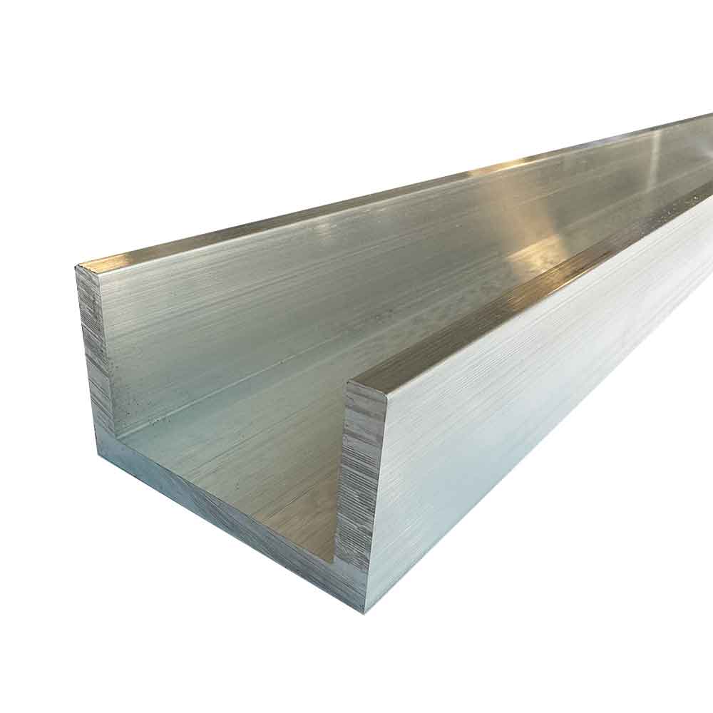 4 in x 2 in x 1-4 in x 1-4 in - Aluminium Channel - Aluminum Warehouse