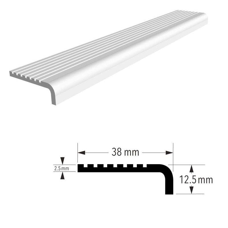Aluminium Fluted Nosing AWFEN3015 - Aluminum Warehouse