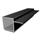 Easyfix Black Painted Aluminium Tube Mount - Aluminum Warehouse