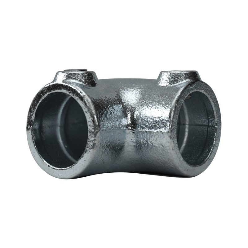 Interclamp 125 Two Way Elbow 42.4mm Tube Diameter - Aluminum Warehouse