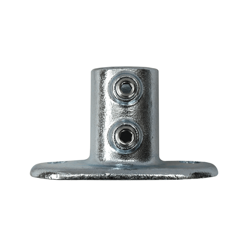 Interclamp 132 Railing Base Flange 33.7mm Tube Diameter - Aluminum Warehouse